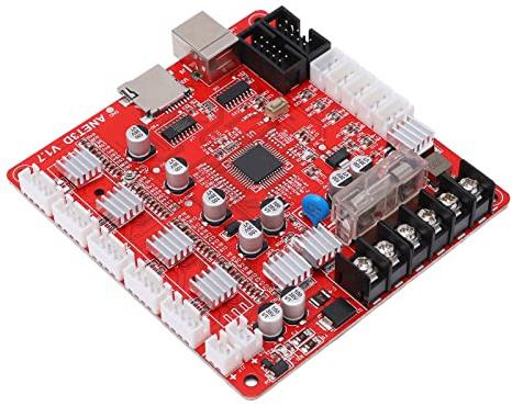 3D-Drucker Mainboard, USB-Schnittstelle Mainboard-Modul mit Motor A4988, Zubehör für 3D-Mainboard 12V-24V für 3D Drucker Anet A8