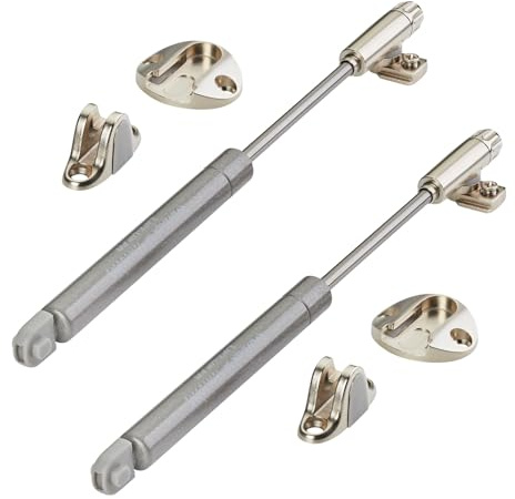2er Set Italiana Ferramenta Gasdruckdämpfer KRABY lift up 60 N, 277 mm | Schranktür Dämpfer für nach oben öffnende Schrankklappen und Truhen geeignet von SOTECH