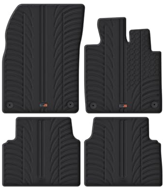 Travall Rubber Car Mats for Volkswagen ID.3 5 Door Hatchback 2019 - on