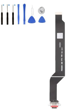 Eutoping USB-Ladeanschluss für Nothing Phone (1) Dock Connector Charger Board Flex Kabel Montage Ersatz mit Werkzeug