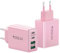 ﻿USB C Ladegerät, 2-Pack 40W 4 Ports Stecker USBC Fast Charger, Mehrfach Ladegerät mit PD Power Adapter+QC Schnellladegerät USB Netzteil für iPhone 16 15 14 13 12 11 Pro Max Plus, iPad, Samsung,Handys