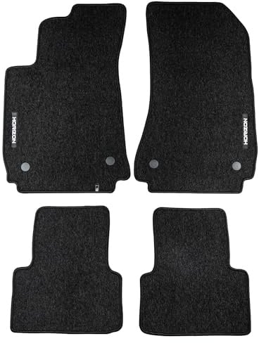 OMAC Velours Fußmatten kompatibel mit Alfa Romeo 159 2005-11 Autoteppich Automatten Schwarz 4tlg