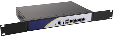 Firewall Hardware, PFSense, VPN, Network Security Appliance, Router PC, Atom D525, RS01, 4 x Gigabit LAN, 2 x USB, VGA, Fan,4G RAM/32G SSD