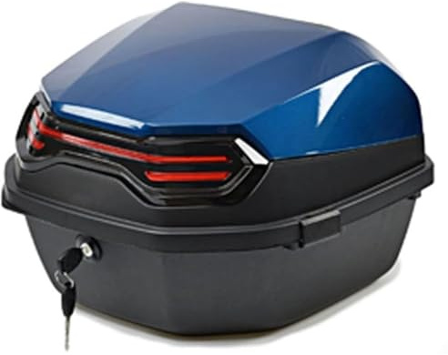 FUELIX Motorrad Topcase 35L Heckkoffer Kofferraum Mit Doppelschnalle Reflektor Universal Motorradkoffer Topcase Für Roller Wasserdicht Sehr Haltbar Für Elektrofahrräder Und Roller F
