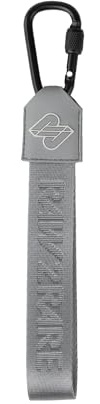 Raw2Rare 2Hook Carabiner - Karabiner mit Nylonband und Rubber-Badge, vielseitiges Accessoire für Binder