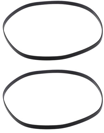 Zerodeko Courroies Plates en Caoutchouc 2 Pcs pour Platine Vinyle 235 Mm X 4 Mm, Courroies de Remplacement pour Tourne-disque et Phonographe, Accessoire Audio pour Enregistreur Électrique