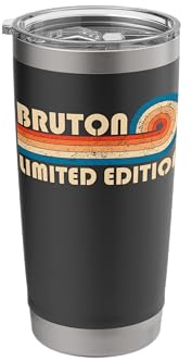 Bruton Retro 70s 80s Sunset Stripe Stainless Steel Insulated Tumbler