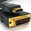 Shoppingcentre.net - Premium HDMI to 24 + 1 DVI Cable - 5m