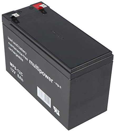 Multipower MP8-12C, WP8-12 Akku Blei PB 12Volt 8Ah