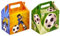 Henbrandt Party Time Football Lunch Boxes 6 pack