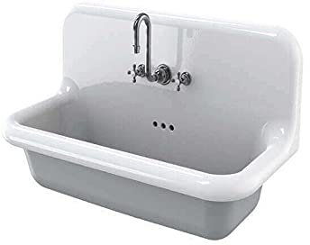 Lavabo École en Céramique émaillée - 90 cm True Colors - Gris (Grigio Chiaro 7035)