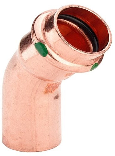 Viega Profipress Kupfer Pressfitting Bogen 45° I/A (18)