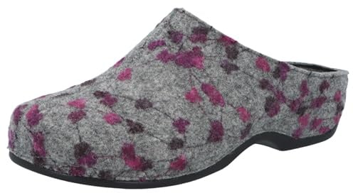 Berkemann Damen Berkoflex Clogs Filz wide Fußbett: herausnehmbar