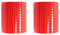 BigTron Nastro riflettente, ad alta intensità, nastro riflettente, adesivo autoadesivo, impermeabile, di sicurezza, 50 mm x 3 m, 2 rotoli, rosso