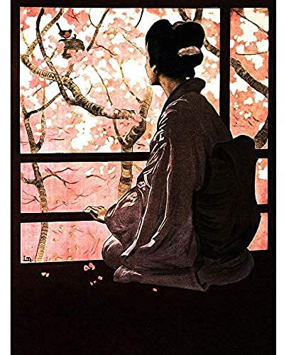 Wee Blue Coo Oper Madame Butterfly Japanisch Ungerahmter Druck 30x40 cm