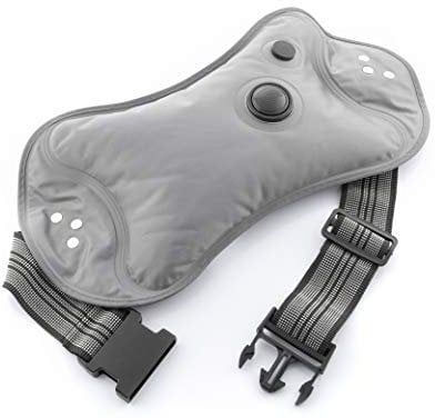 InnovaGoods - Borsa Acqua Calda Elettrica Ricaricabile, Design Ergonomico, Riscaldamento Rapido 8 min, Mantiene Calore 6 ore, Sicurezza Antisurriscaldamento, 400W, Grigio, Nylon