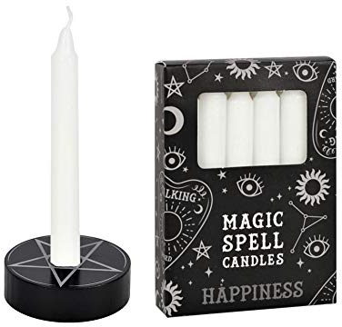 Spell Candler Halter Pentagram - Wunschkerzen, Hexe, Black Magic, Witchcraft (Happiness)