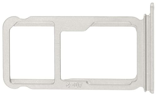 SIM-Kartenfach für Huawei P10, Mikro-SD-Karten-Adapter, Silber