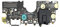 Ricambio compatibile con Asus Zenfone 6 (2019) / ZS630KL CIRCUITO MODULO PCB SCHEDA PORTA USB TYPE C CONNETTORE DI CARICA RICARICA + MICROFONO CHIAMATE DC BOARD SYNC DATI +IN JACK CUFFIE