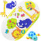 Badewannenmatte Kinder Badewanneneinlage Baby Bunt Antirutschmatte Badewanne Rutschmatte Badematte Elefant Karton Entwurf Elefanten 38 x 70 cm