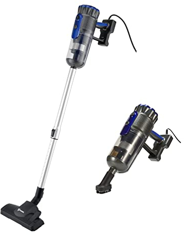 Enigma 600w Corded 3-in-1 Upright Handheld Stick Vacuum Cleaner Hoover With German Wessel Werk Energy Efficient Nozzle hard floor carpet Lightweight Compact