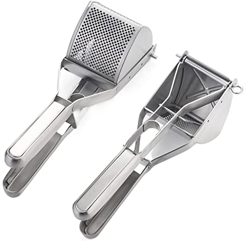 Schiacciapatate for alimenti Schiacciapatate Schiacciapatate in acciaio inox Utensile da cucina Ciotola for purè Schiacciapatate Perfetto for carne Cavolfiore Cibo Frutta Patate Verdure Fagioli Schiac