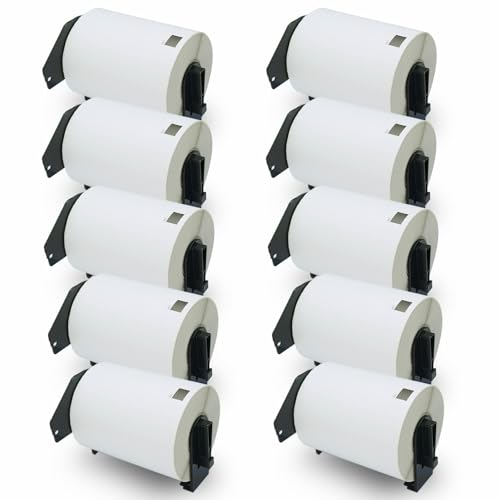 BETCKEY - 10 Rolls DK-11247 Labels, 103mm x 164mm, 1800 Shipping Labels Compatible with Brother QL Label Printers