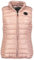 Geographical Norway Annecy Vest Basic Lady - Gilet Femme Chaude Matelassee Sans Manche-Automne Hiver Printemps Ete - Veste Manteau Chaud - Doudounes Manches Courtes Blouson (Vieux Rose S)
