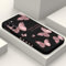LEECG für Samsung Galaxy S21 Plus Hülle Floral Kreative Seiten Modische Designs Weiches Silikon Schlankes Samsung S21 Plus Hülle-Schwarz 3
