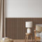 REESE Wandpaneele Eiche Natur Schwarz | Startleiste 125 cm | Deckenpaneele | Wandverkleidung | kein Bohren | MDF
