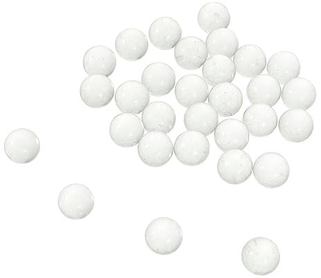 Toyvian 90st Klare Glasperlen Murmeln Für Vasen Klare Vasen Glaskiesel Dekorative Glasperlen Glasmurmeln Masse Aquariumkiesel Blumenvasenperlen Glassteine Hoch Weiß Gewöhnliches Glas
