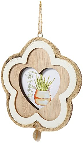 LIFKOME Valentinstag-fotorahmen Miniatur-holzornament für Bastelprojekte Wanddekoration