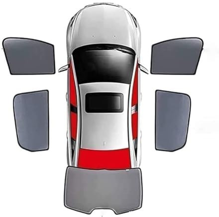 OTYKPXNV Auto Seitenfenster Sonnenblende Für Audi A6 C7 Sedan 2013-2021, Sonnenblenden Magnetische Autofenster Vorhang Schützt Mitfahrerr, 5pcs Wholecar