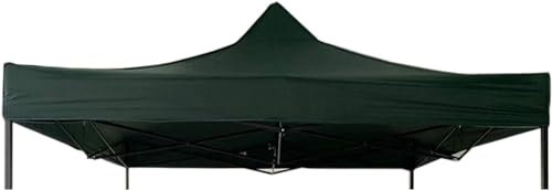 Telo Telone Tetto Copertura di Ricambio per Gazebo Richiudibile a Fisarmonica 3X3mt impermeabile Copertura Superiore Gazebo Telo Sostitutivo in Poliestere (Verde)