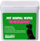 Lisveory Dog Dental Care Wipes - 100pcs Dog Teeth Cleaning Finger Wipes - Dog Tooth Brushing Kit Dental Wipes - Reduces Plaque & Freshens Breath