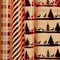 Geschenkpapier Weihnachten Rollen,Geschenkpapier Glitzer Rot,3 Rollen Geschenkpapier Kraftpapier für Christmas(43 x 300 cm pro Rolle)