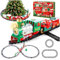 Daity Tren Eléctrico Juguete Niños con Luces y Sonido - Trenes Árbol de Navidad Decoración de Navidad - Apto para Niños Mayores de 3 Años