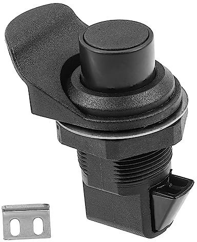 PLAFOPE Plastic Push Button Door Latch Lock for Keyless Catch Lock Replacement Suitable for Cabinet and Boat Hatch