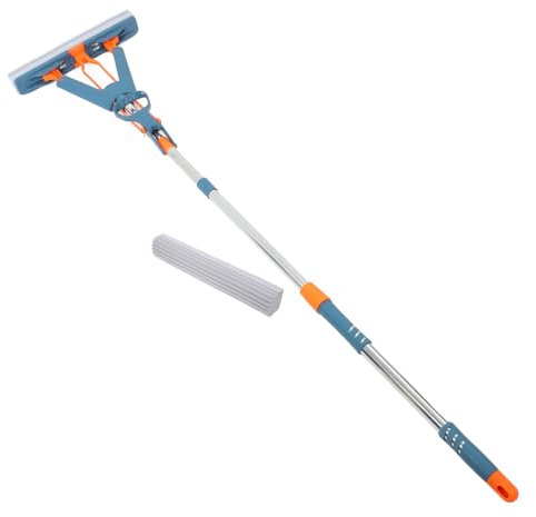 HOUDERCO 1set Mop Per Pavimenti Dual Use Lavapavimenti Squeeze Spugna Per Uso Umido e Secco Facile Da Installare e Assorbente Per Pulire Piastrelle e Marmo