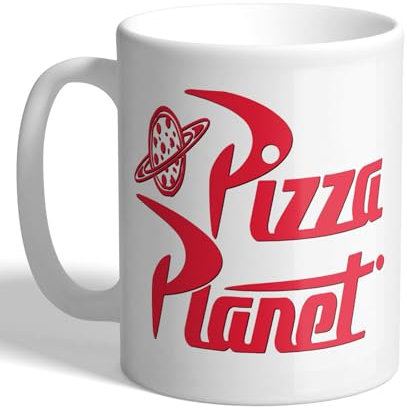 I Love Mugs - Pizza Planet - Kids Animated Toy Movie, Inspired Logo Mug, Ceramic, 11fl.oz.