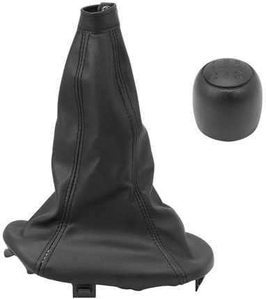 Auto Schalthebel 5-Gang-Schaltknauf Hebel Schaltmanschette Kofferraumabdeckung 735249804 Kompatibel Mit Fiat 600 Seicento 1998–2010