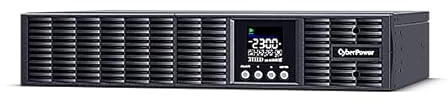 CyberPower OLS1500ERT2UA-N Doppelwandler Online USV 1500VA 1350W, inkl Netzwerkkarte, Tower/Rack 2U schwarz, Reine Sinuswelle, ECO Mode >95% Effizienz, Farb-LCD, USB HID, 8X IEC C13, 19 Zoll Railkit