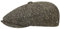 LIERYS Tweed Winter Schirmmütze Damen/Herren - Flatcap Made in Italy - Mütze mit Schurwolle - melierte Wintermütze mit Innenfutter - Flat Cap Herbst/Winter - Schiebermütze braun XL (60-61 cm)