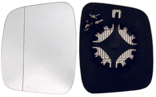ALKAR 6471351 Spiegelglas Glas Aussenspiegel beheizbar links Kompatibel mit FIAT QUBO 225 FIORINO Kasten/Kombi 225, CITROËN NEMO Kasten AA, PEUGEOT BIPPER AA