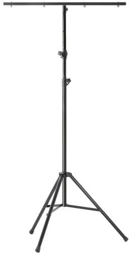 Adam Hall Stands SLTS 017 - Lichtstativ groß mit TV-Zapfenaufnahme,Belastbarkeit bis zu 45 kg, Stahl, schwarz