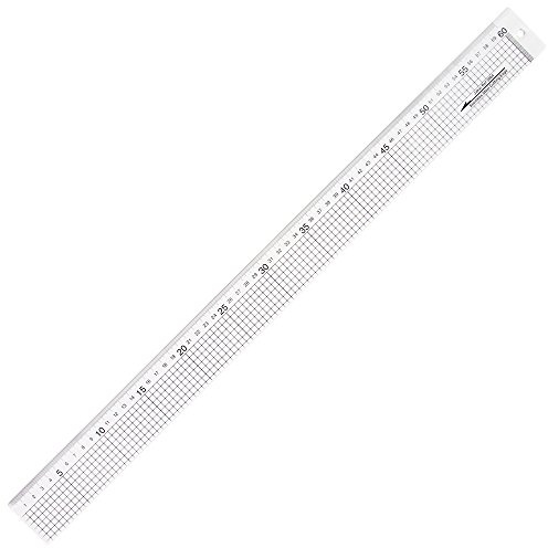 Jakar 600mm Stainless Steel Edge Acrylic Ruler 3064