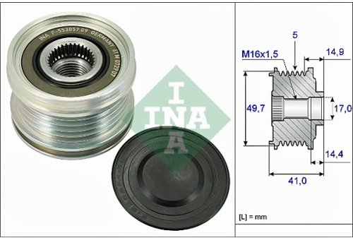 Generatorfreilauf Freilauf Riemenscheibe Lichtmaschine INA (535 0101 10)