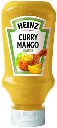 Heinz Curry Mango Sauce, Indian Style, Kopfsteherflasche, 1er Pack (1 x 220 ml)