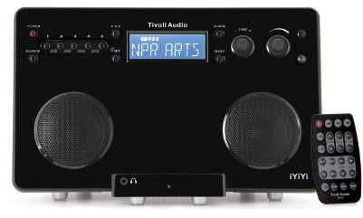 Tivoli Audio iYiYi Stereosystem für Apple iPod mit Weckfunktion/schwarz