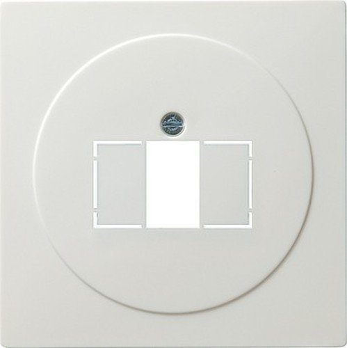 Gira 027640 Abdeckung TAE mit Stereo und USB S, reinweiß